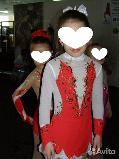 Платье для фигурного катания рост 135-140 артблеск