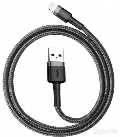 Кабель USB baseus Cafule, USB - Lightning, 2.4А, 0