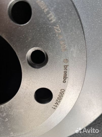 Тормозные диски brembo (компл.) на x5 x6 f15 и E70