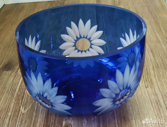 Ваза/ салатник кобальт, чайные пары Чибо