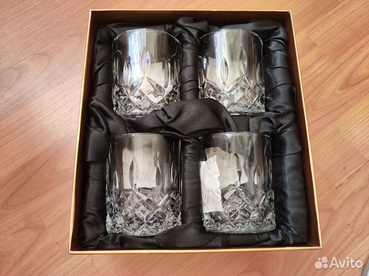 Подарочный набор бокалов для виски новые
