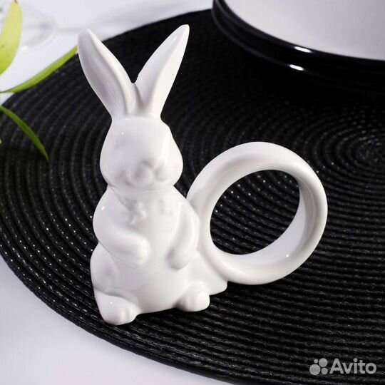 Кольца для салфеток кролики