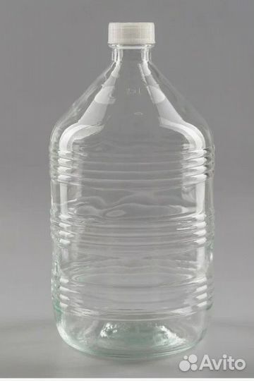 Стеклянный бутыль 15-20 литров
