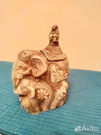 Сувенир, ёмкость для хранения чая Слон, Копилка