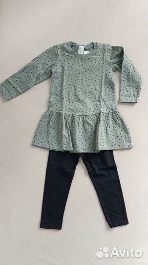 Туника с легинсами hm 92 новые