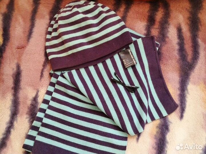 Комплект шапка и шарф женский