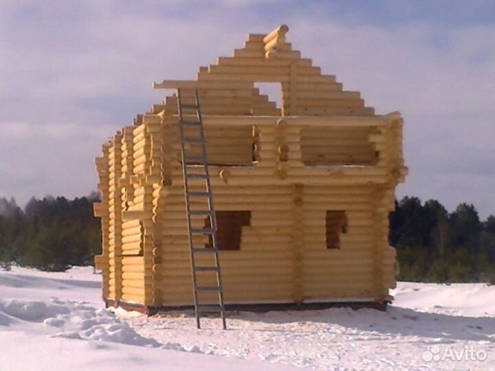 Рублю бани из бруса и бревна любой сложности