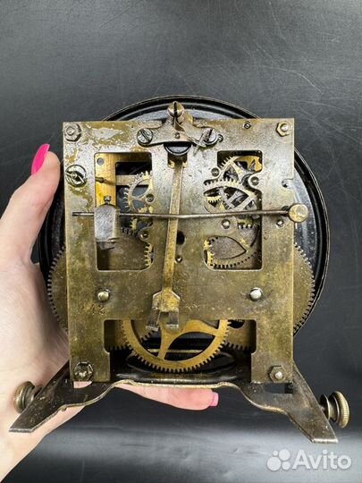 Часы настенные 19 век Gustav Becker старинные