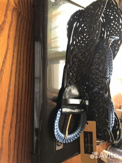 Ремень кожаный Италия, новый