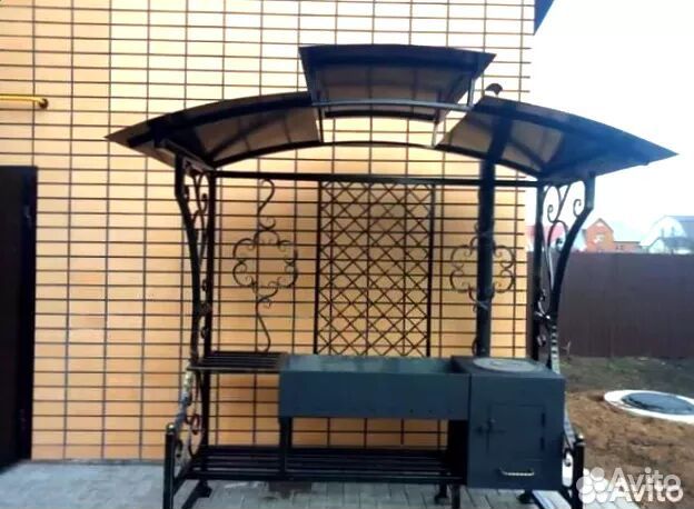 Мангал С крышей