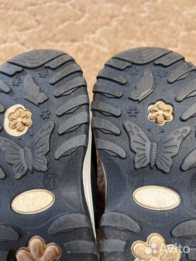 Сапоги дутики для девочки 27
