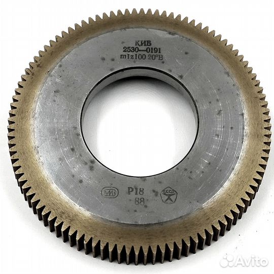 Долбяк дисковый прямозубый М1 20 Z 100 Кл- В Р1