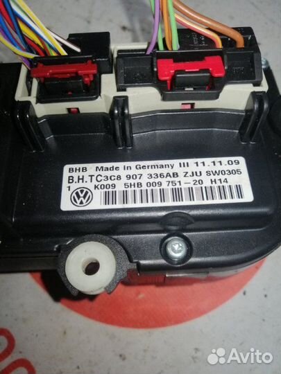 Блок управления климат-контролем Volkswagen Golf 6