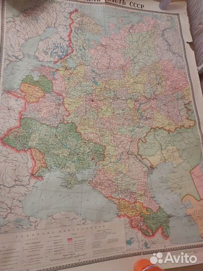 Карта СССР