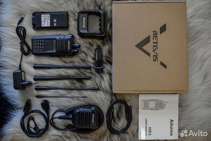 Ailunce HD1 retevis цифровая рация с комплектом