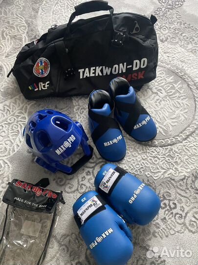 Перчатки шлем футы тэквондо max pro xs