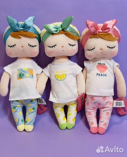 Мягкая игрушка зайка-сплюшка Metoo