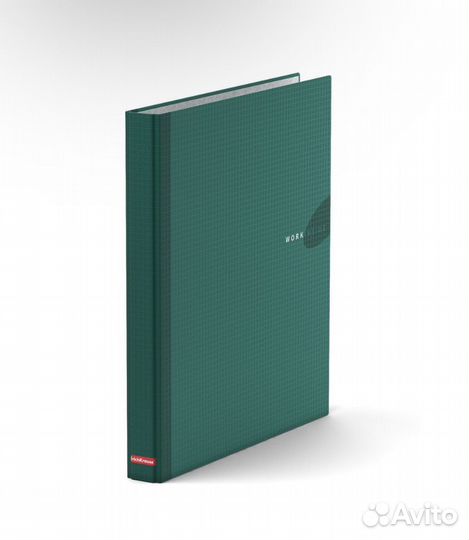 Папка регистратор, на 2 кольцах, А4, зеленый