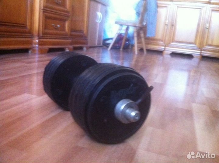 Разборная гантель миг 20 кг (поздний СССР)