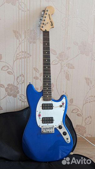Электро гитара fender squier Mustang