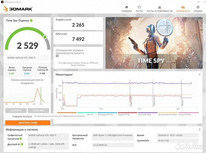 Видеокарта Gigabyte GeForce GTX 1050 Ti OC 4GB