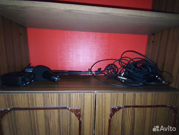 Кронштейн для микрофона, микрофон, звуковая карта