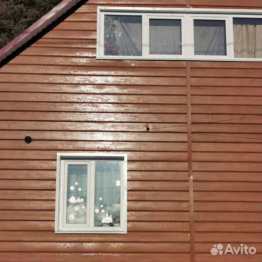 Сайдинг металлический под брус