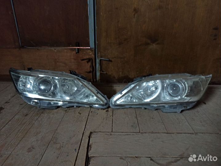 Оригинальные фары на toyota camry 50