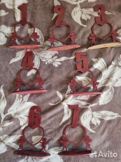 Свадебные аксессуары на стол