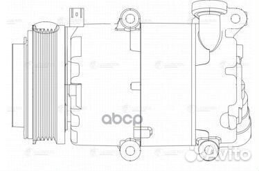 Компрессор кондиционера ford focus III 11- 2.0I