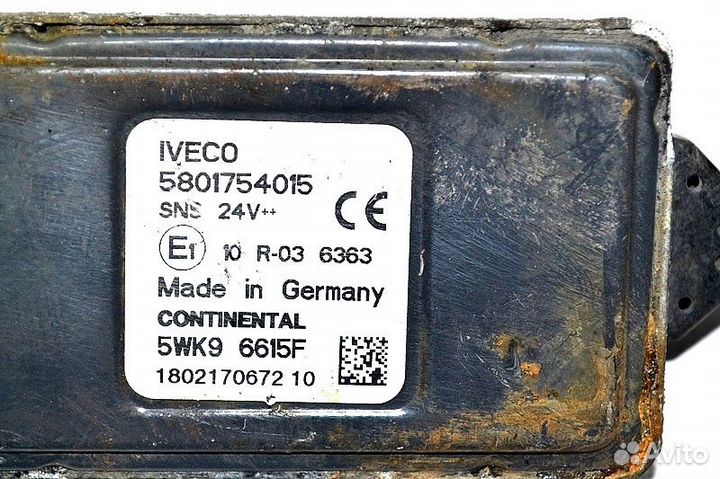 Датчик, NOx iveco Stralis (01.02)