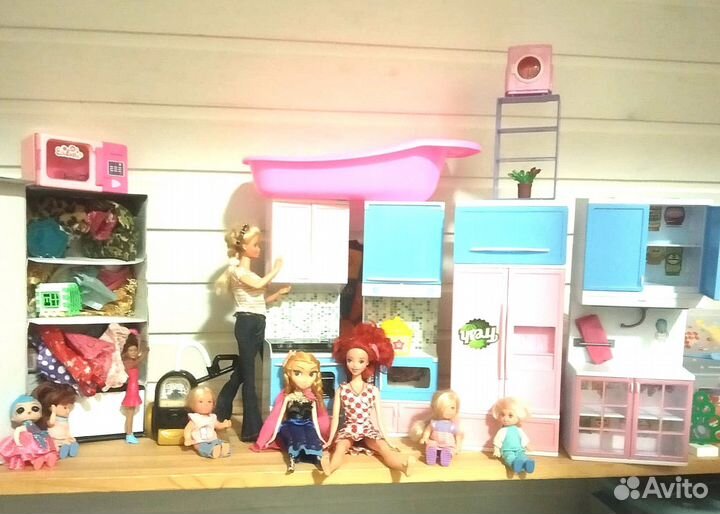 Кухня, мебель для Барби, игрушки