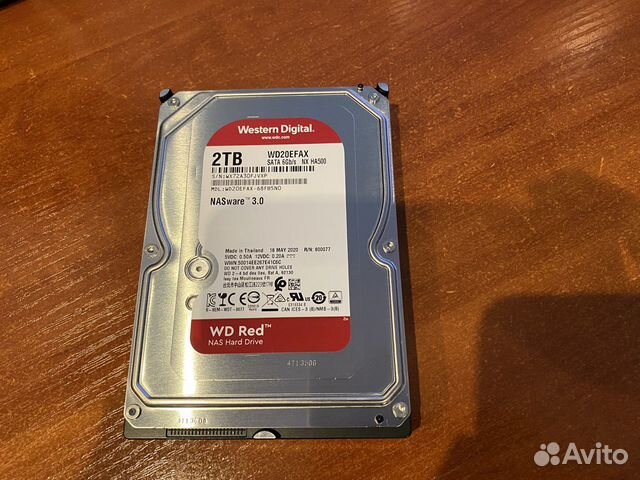 Жесткий диск WD Red 2tb WD20efax, на гарантии днс купить в Вологде ...