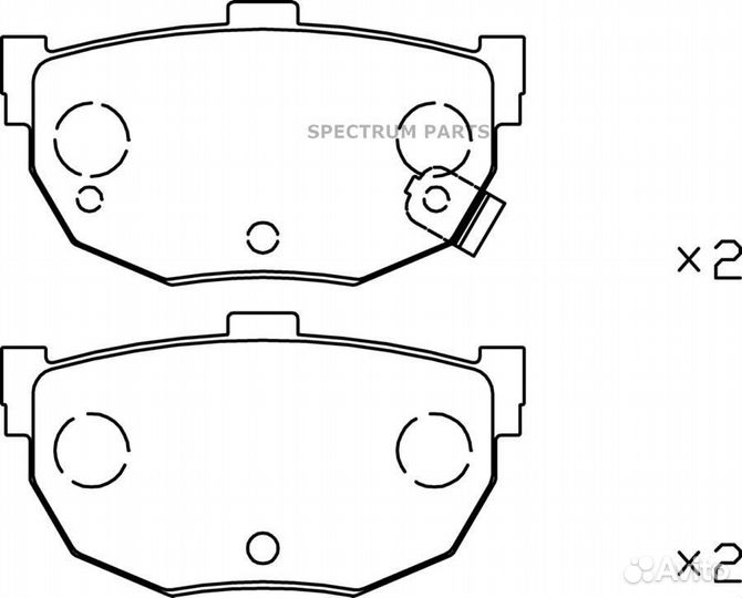 Тормозные колодки FBL AFP FBL AFP136S