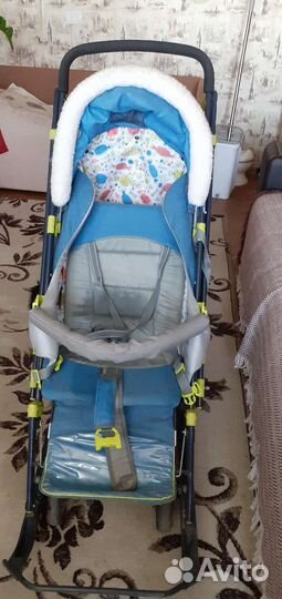 Санки коляска nika 7 2