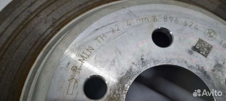 Диск тормозной задний6896674BMW5 G30/G310