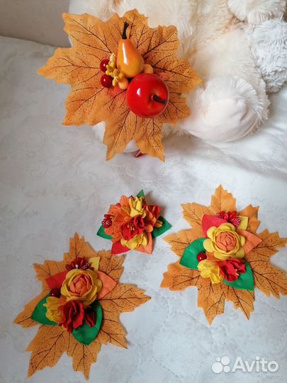 Резинка для волос на праздник осени