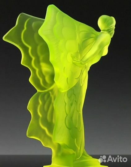 Талисман Rolls Royce дух экстаза урановое стекло