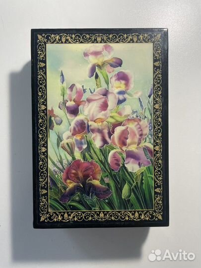 Шкатулка деревянная раритет