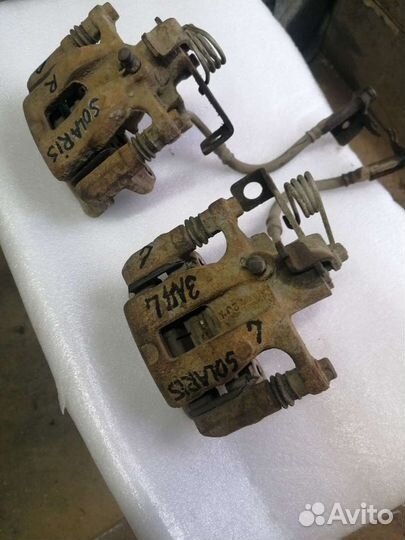 Задние суппорта hyundai solaris-1