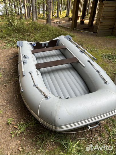 Лодка пвх Адмирал 350 HD (нднд) с надувным дном