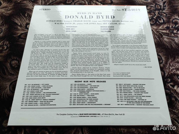 Donald Byrd – Byrd In Hand – Japan 1992 v2