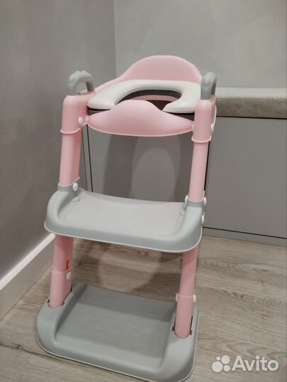 Насадка на унитаз со ступенькам, детская