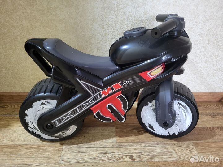 Детский мотоцикл каталка полесье