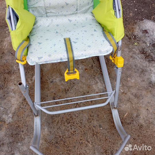 Санки-коляска с колесами