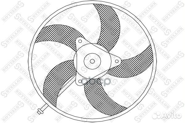 29-99004-SX вентилятор охлаждения VW Golf3/ Pa