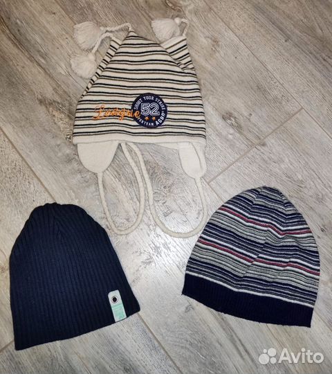 Шапки детские для мальчиков, очень много