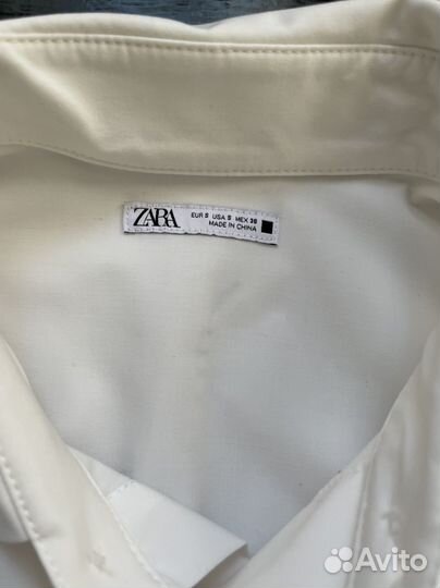 Рубашка zara oversize мужская