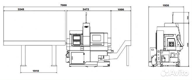 Прутковый автомат jsway D265D