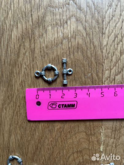 Замок для бус, тогл